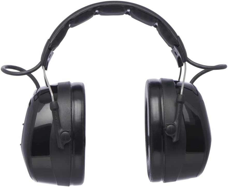 Peltor WorkTunes Pro Radio FM - Casque antibruit en serre-tête avec entrée MP3 - Atténuation 32 dB - 1 x casque double fonction musique/antibruit en noir, 14.3 x 11.9 x 20.8 cm Unique