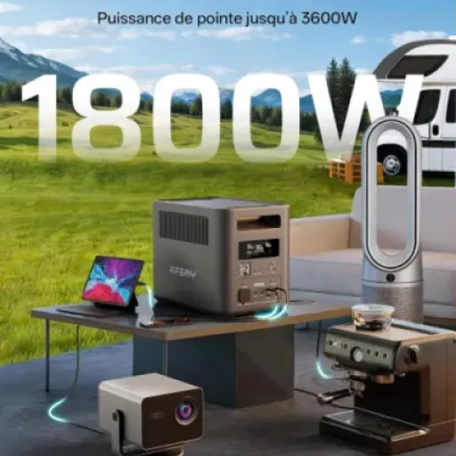 Test AFERIY Nomad1800 (1800W 1024Wh) : la batterie nomade qui tient la route pour le camping et les coupures de courant