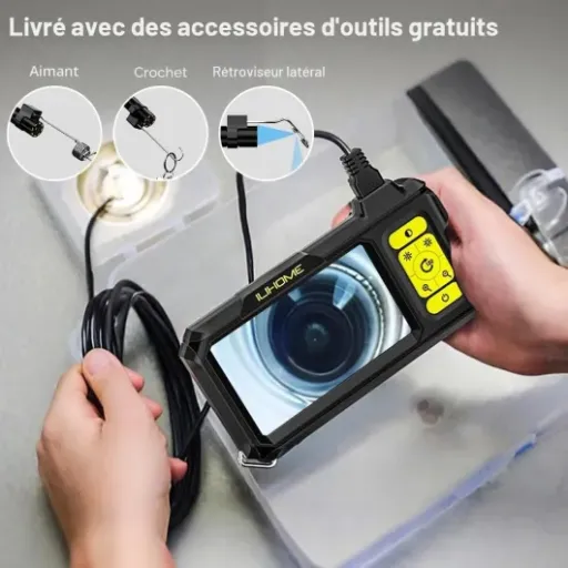 Test Endoscope HD 1080P ILIHOME T31AV : l’outil pratique pour fouiller là où on ne passe pas la tête