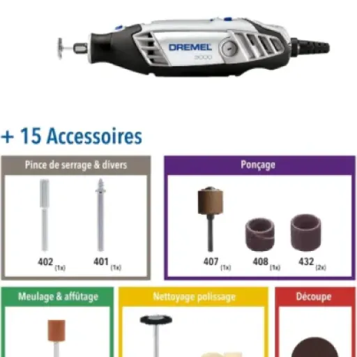 Test Dremel 3000 : le petit outil rotatif qui fait (presque) tout à la maison