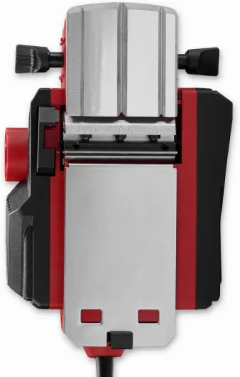 Raboteuse électrique TC-PL 800 (800W, largeur de rabotage 82mm, profondeur de passe jusqu’à 2mm, butée parallèle/de profondeur, patin de repos, adaptateur pour aspirateur, 2 lames réversibles) 800 W
