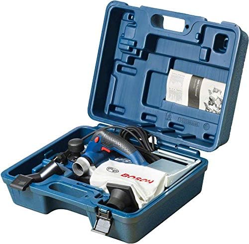 Rabot GHO 26-82 D (puissance 710 W, avec butée parallèle, clé six pans mâle de 2,5 mm, sac à poussière en tissu, coffret de transport)