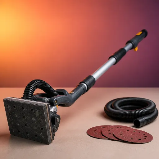 Ponceuse girafe : l’alliée précise pour murs et plafonds impeccables